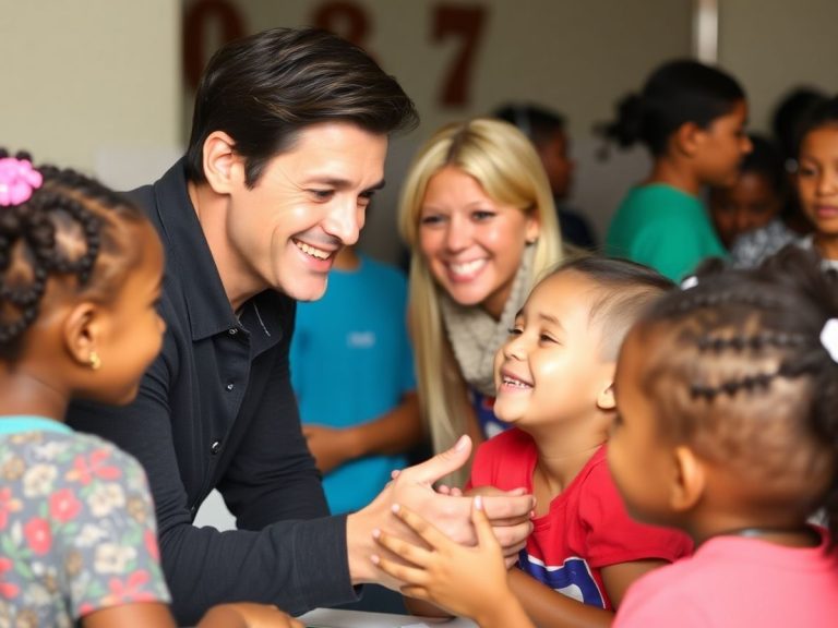 Cum se implică celebritățile în proiecte caritabile: Povești emoționante